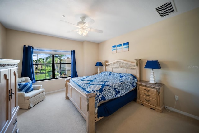 4235 Overture Cir Unit 4235, Bradenton, FL 34209 - carpeted bedroom featuring baseboards and ceiling fan
