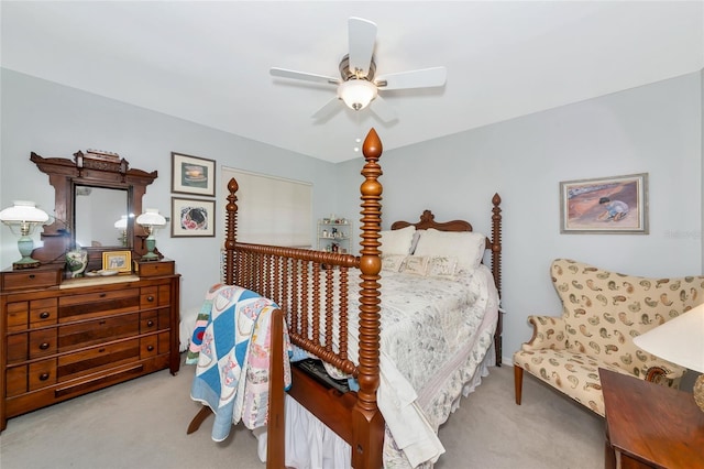 5417 Champagne Unit 63, Sarasota, FL 34235 - carpeted bedroom with a ceiling fan