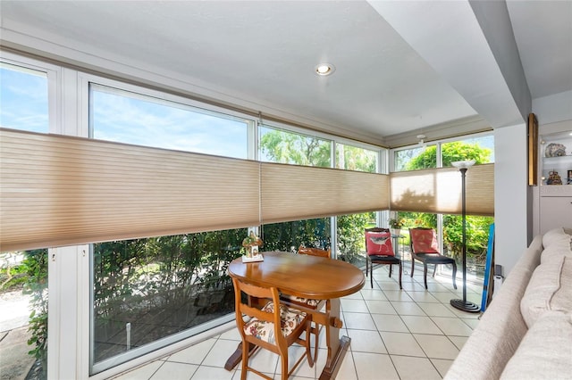 5417 Champagne Unit 63, Sarasota, FL 34235 - sunroom featuring tile patterned floors