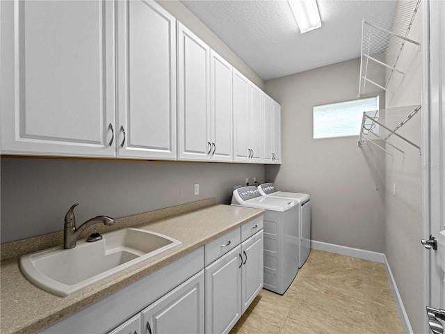 5364 Salcano St, Sarasota, FL 34238 - washroom with washer and dryer and cabinet space