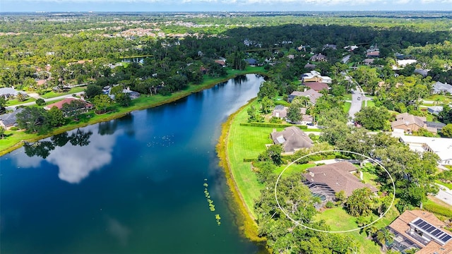 7426 Weeping Willow Blvd, Sarasota, FL 34241 - aerial view of residential area featuring a large body of water