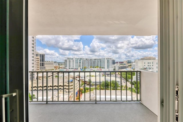 101 S Gulfstream Ave Unit 15C, Sarasota, FL 34236 - balcony featuring a city view