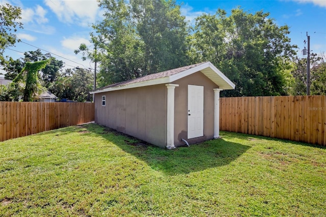 2761 Feiffer Cir, Sarasota, FL 34235 - view of outdoor structure with a fenced backyard