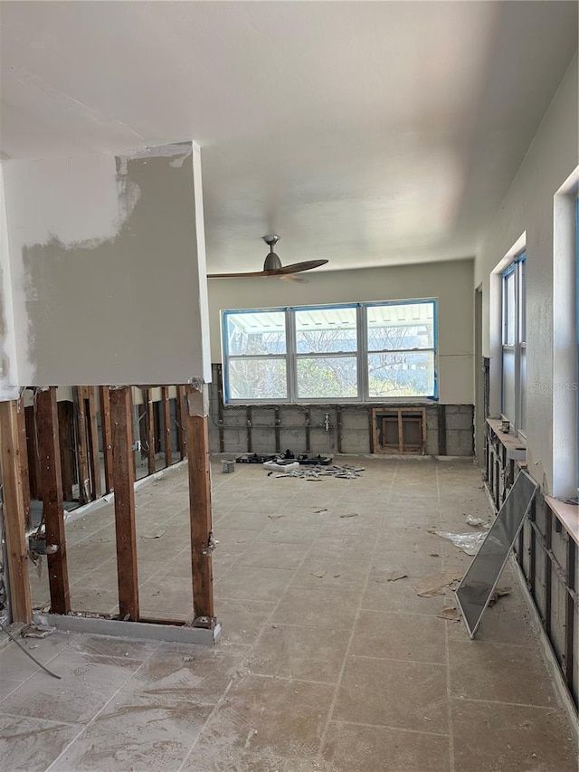 13434 1st St E, Madeira Beach, FL 33708 - unfurnished room with a ceiling fan and plenty of natural light