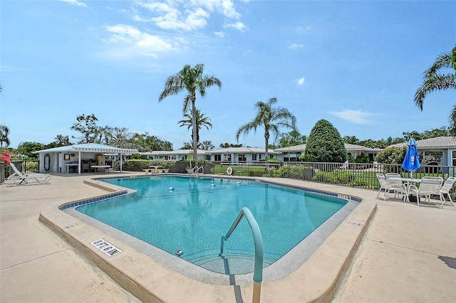 3641 Somerville Dr Unit 1506, Sarasota, FL 34232 - community pool with a patio area