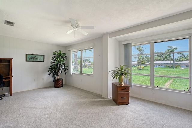 3641 Somerville Dr Unit 1506, Sarasota, FL 34232 - spare room with carpet flooring and a ceiling fan