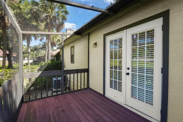 4333 Trails Dr Unit 10-1, Sarasota, FL 34232 - deck with french doors