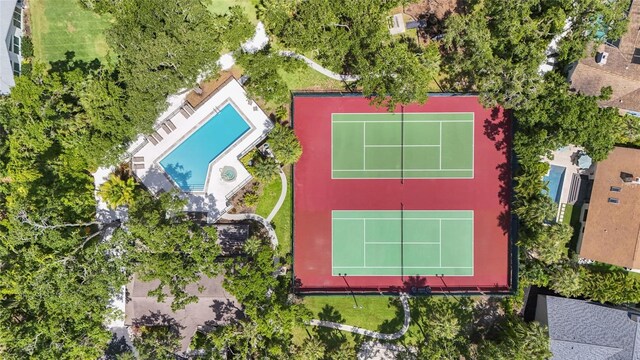 4333 Trails Dr Unit 10-1, Sarasota, FL 34232 - aerial view of a pool