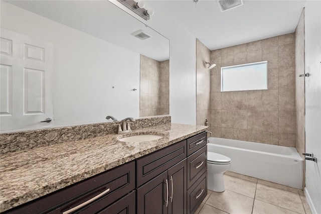 3362 Howell Pl, Sarasota, FL 34232 - full bathroom featuring vanity, bathing tub / shower combination, and tile patterned flooring