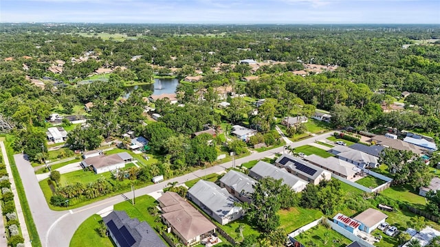 3362 Howell Pl, Sarasota, FL 34232 - aerial perspective of suburban area with a nearby body of water