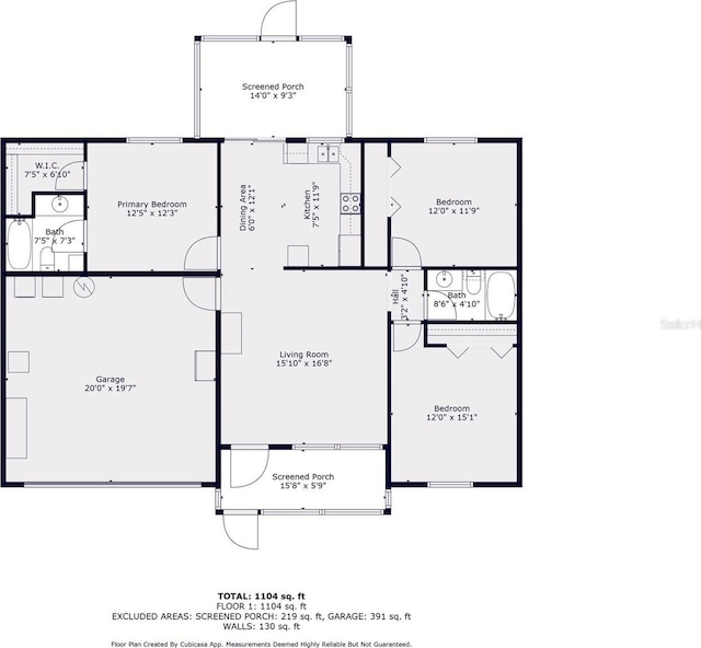 4145 W Price Blvd, North Port, FL 34286 - view of floor plan / room layout