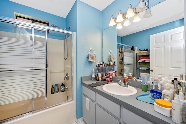 4145 W Price Blvd, North Port, FL 34286 - full bath with enclosed tub / shower combo and vanity