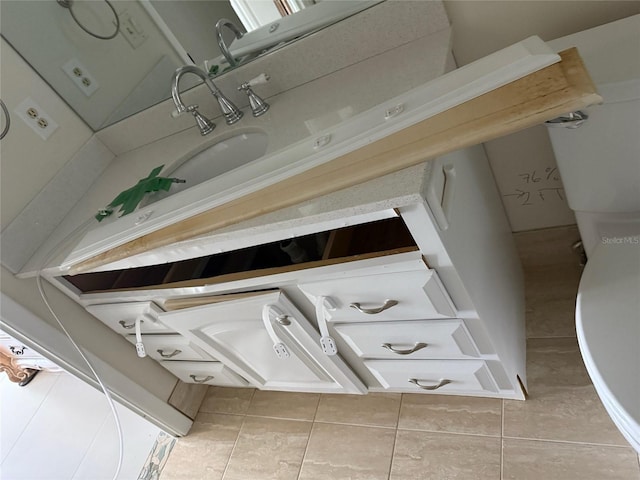 555 The Esplanade N Unit 202, Venice, FL 34285 - bathroom featuring vanity and tile patterned floors