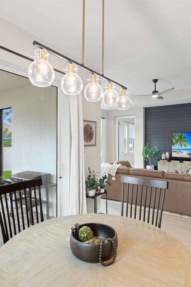 3621 Wild Blossom Pl, Parrish, FL 34219 - dining space featuring healthy amount of natural light and a ceiling fan