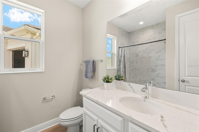 3621 Wild Blossom Pl, Parrish, FL 34219 - bathroom featuring vanity and a shower with curtain