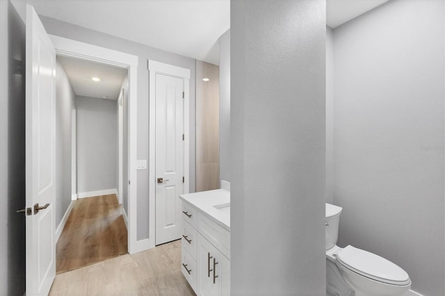 10443 Riverside Rd, Port Charlotte, FL 33981 - bathroom with vanity and wood finished floors