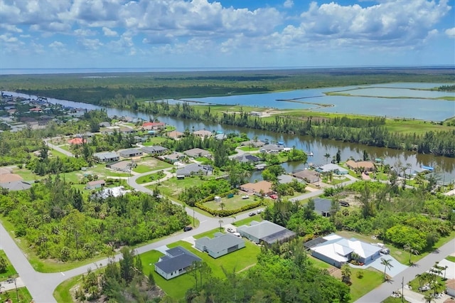 10443 Riverside Rd, Port Charlotte, FL 33981 - aerial view of residential area with a nearby body of water
