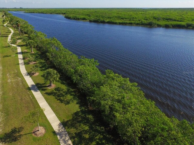 10443 Riverside Rd, Port Charlotte, FL 33981 - drone / aerial view of a nearby body of water
