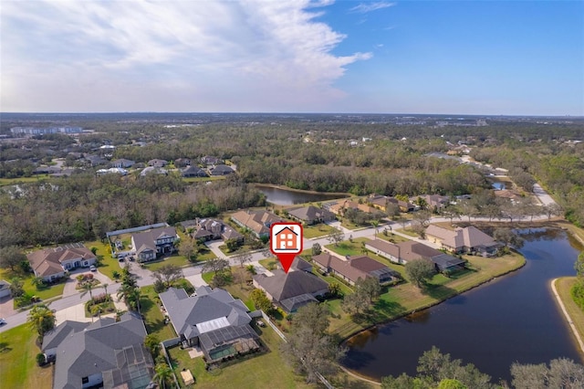 14901 17th Ave E, Bradenton, FL 34212 - aerial overview of property's location featuring a large body of water and nearby suburban area