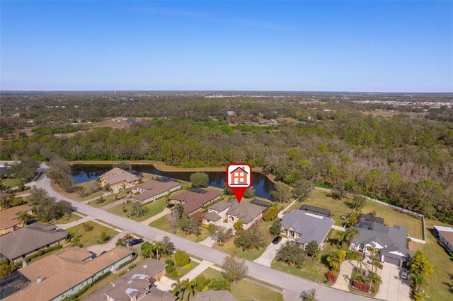 14901 17th Ave E, Bradenton, FL 34212 - aerial view of property's location with a nearby body of water and nearby suburban area