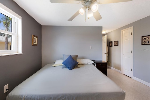 3715 101st St W, Bradenton, FL 34210 - bedroom with baseboards and a ceiling fan