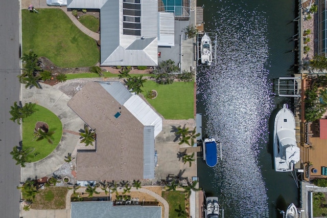 3715 101st St W, Bradenton, FL 34210 - view from above of property with a large body of water