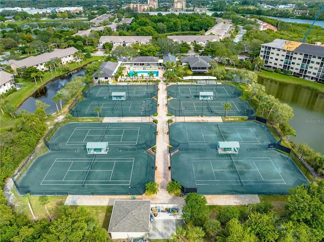 4852 Peregrine Point Cir N, Sarasota, FL 34231 - drone / aerial view of a large body of water