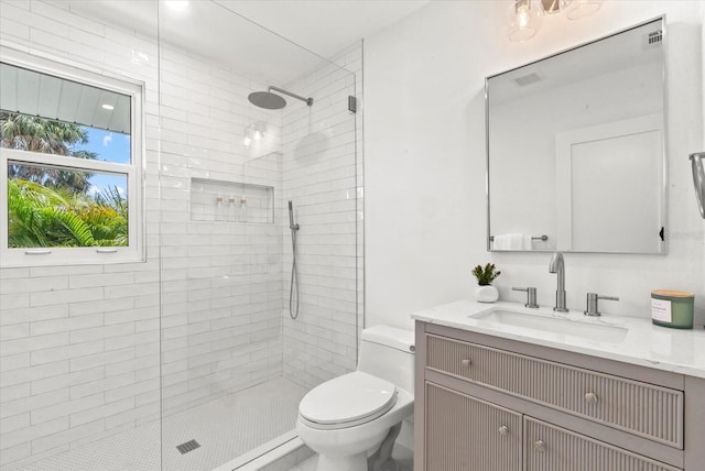 1051 Indian Beach Dr, Sarasota, FL 34234 - full bath featuring vanity and a tile shower