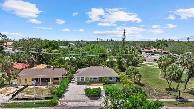 1051 Indian Beach Dr, Sarasota, FL 34234 - aerial view of property and surrounding area