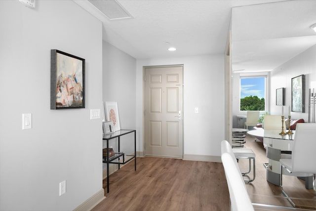800 N Tamiami Trl Unit 405, Sarasota, FL 34236 - office featuring wood finished floors and recessed lighting