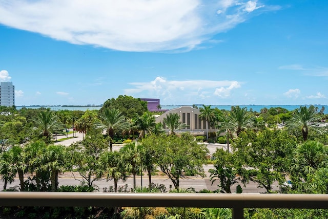 800 N Tamiami Trl Unit 405, Sarasota, FL 34236 - balcony with a water view