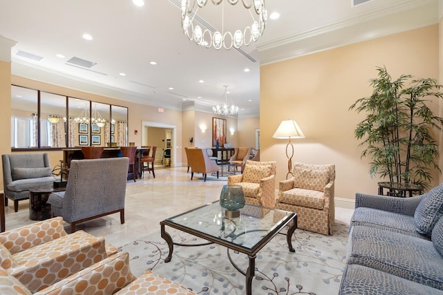 800 N Tamiami Trl Unit 405, Sarasota, FL 34236 - building lobby with ornamental molding and recessed lighting