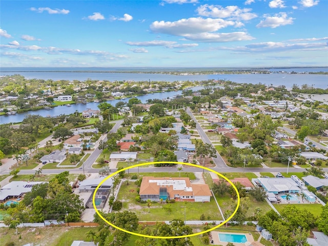 6103 6th Ave NW, Bradenton, FL 34209 - aerial view of residential area featuring a large body of water