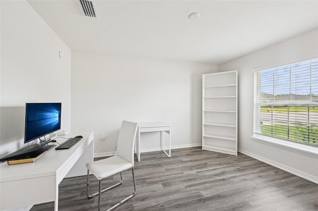 6528 166th Pl E, Parrish, FL 34219 - office featuring wood finished floors