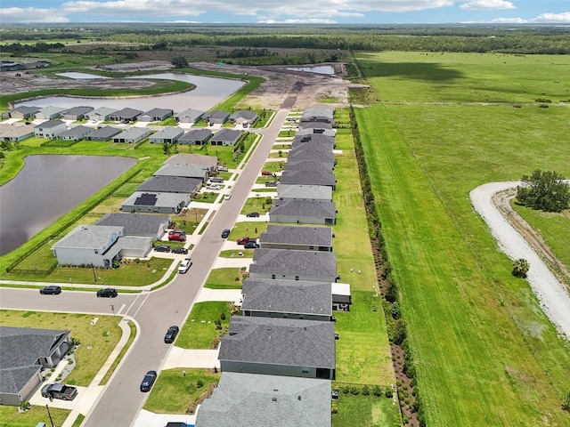 6528 166th Pl E, Parrish, FL 34219 - aerial view of residential area featuring a large body of water