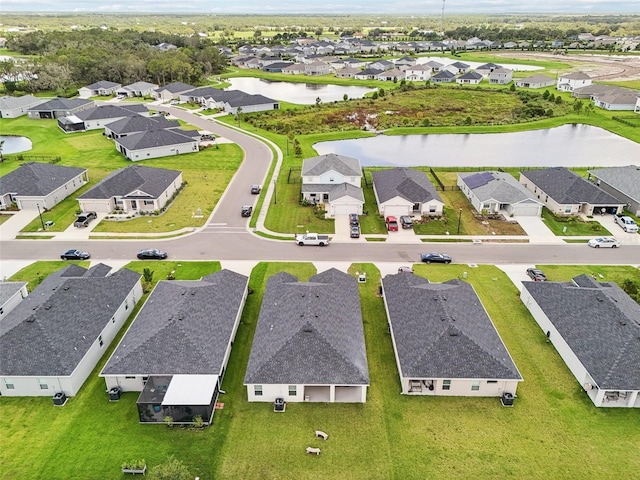 6528 166th Pl E, Parrish, FL 34219 - aerial view of residential area featuring a large body of water