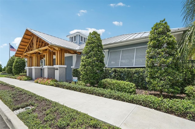 6528 166th Pl E, Parrish, FL 34219 - view of front facade with a standing seam roof and a metal roof