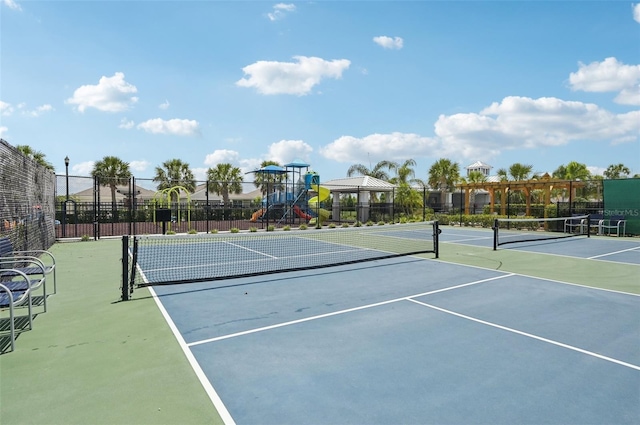 6528 166th Pl E, Parrish, FL 34219 - view of tennis court