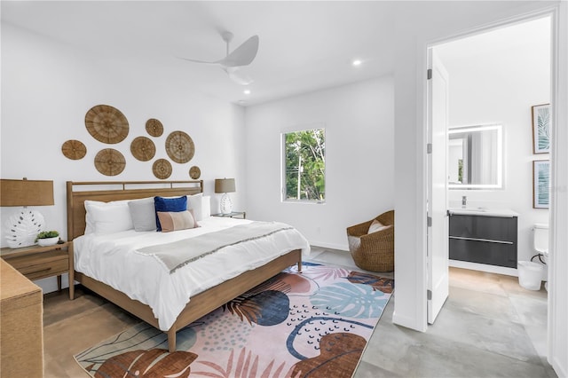 2065 Goldenrod St, Sarasota, FL 34239 - bedroom with recessed lighting and a ceiling fan