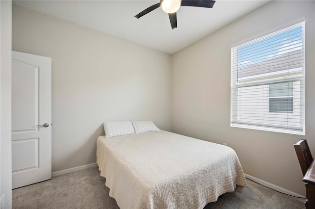 13804 Woodbridge Ter, Lakewood Ranch, FL 34211 - bedroom with carpet flooring and a ceiling fan