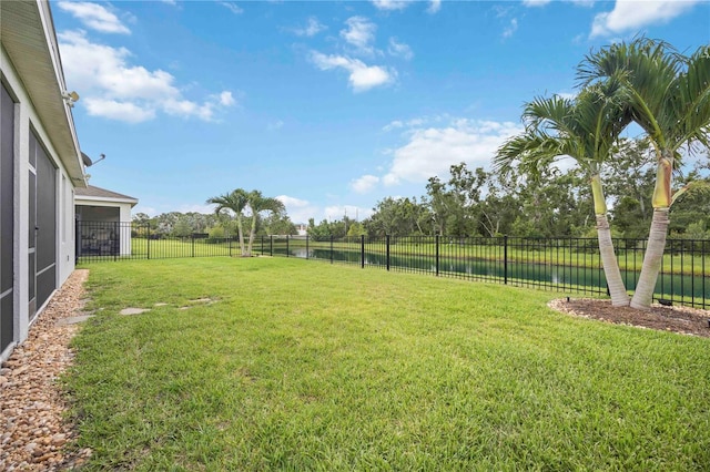 13804 Woodbridge Ter, Lakewood Ranch, FL 34211 - fenced backyard with a water view