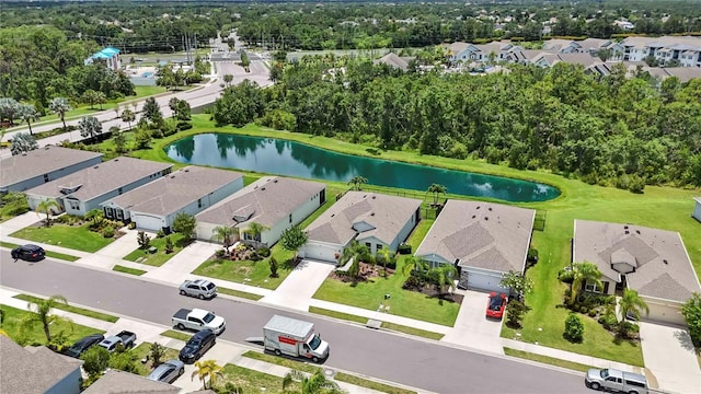 13804 Woodbridge Ter, Lakewood Ranch, FL 34211 - aerial view of residential area featuring a large body of water