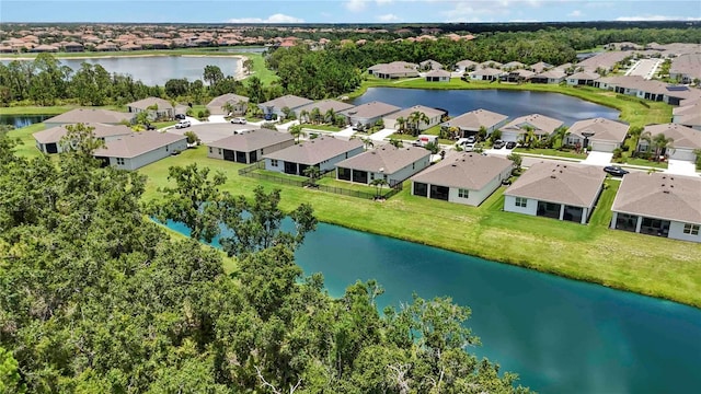13804 Woodbridge Ter, Lakewood Ranch, FL 34211 - aerial perspective of suburban area with a nearby body of water