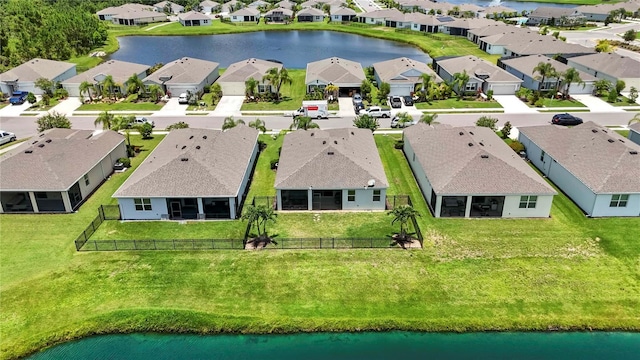 13804 Woodbridge Ter, Lakewood Ranch, FL 34211 - aerial perspective of suburban area featuring a large body of water