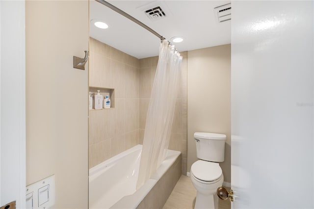 3658 Torrey Pines Way, Sarasota, FL 34238 - bathroom featuring shower / bath combo and toilet