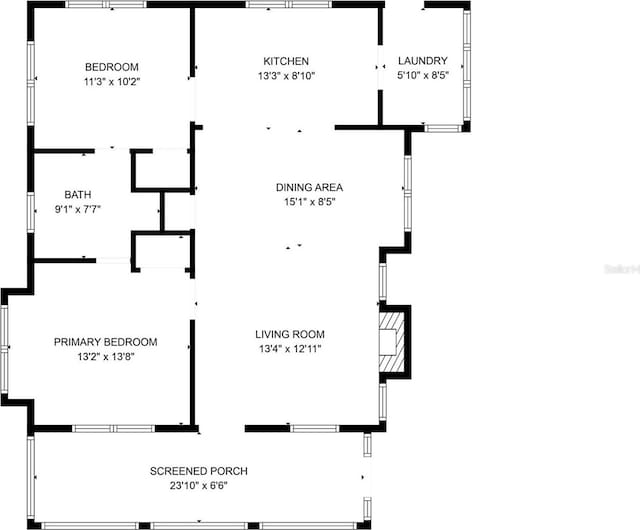403 29th St NW, Bradenton, FL 34205 - view of floor plan / room layout