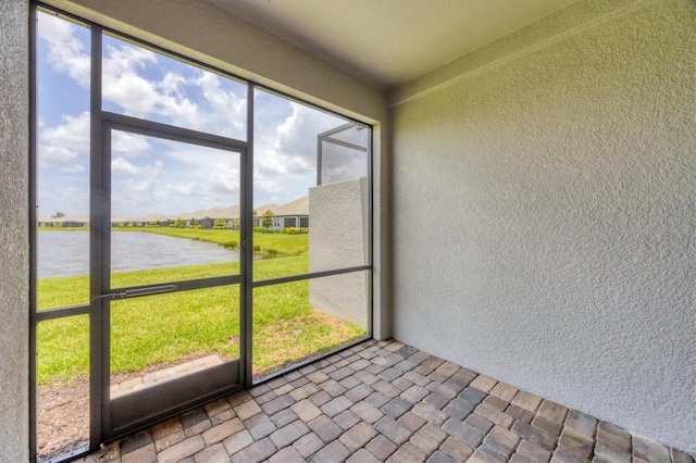 17823 Cherished Loop, Bradenton, FL 34211 - unfurnished sunroom featuring a water view