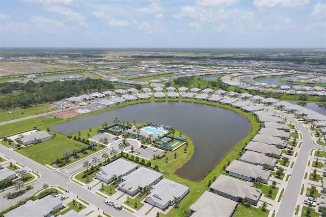 17823 Cherished Loop, Bradenton, FL 34211 - aerial overview of property's location featuring a large body of water and nearby suburban area