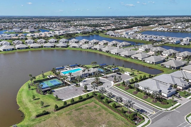 17823 Cherished Loop, Bradenton, FL 34211 - aerial overview of property's location featuring nearby suburban area and a large body of water