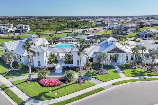 17823 Cherished Loop, Bradenton, FL 34211 - aerial view of residential area with a pool